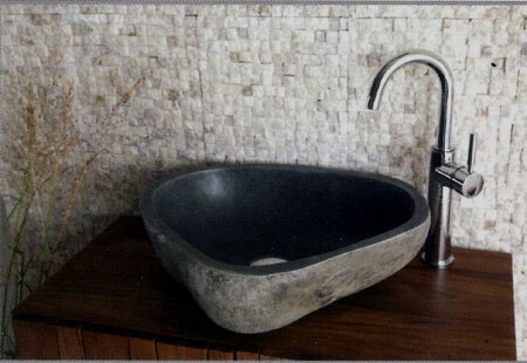 Πέτρινος νιπτήρας Stoone River Stone 50x60x15 cm